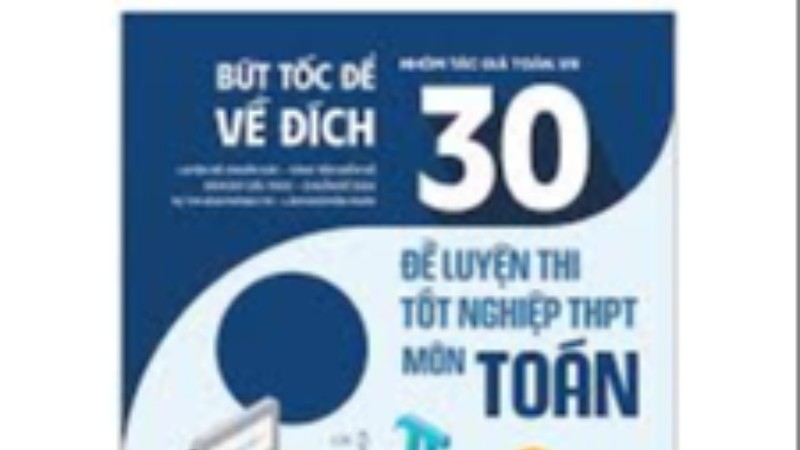Bộ đề cấp tốc 30 ngày ôn thi THPTQG Toán