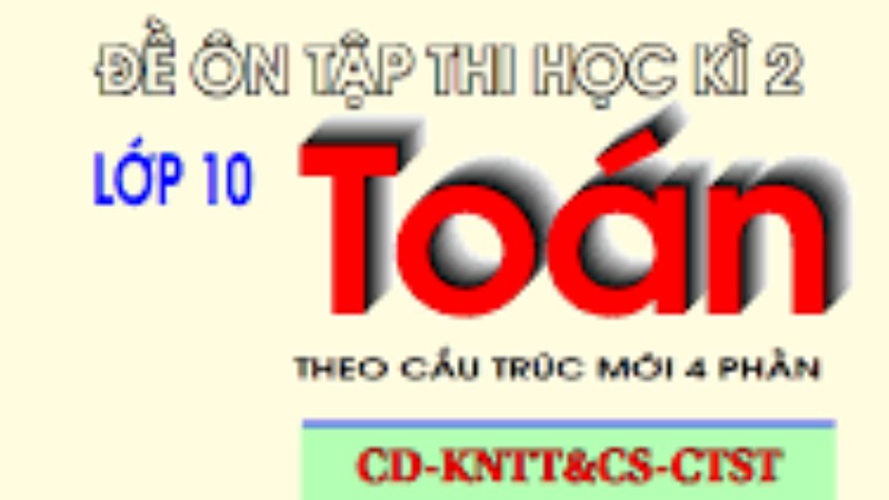 Bộ 15 đề thi học kỳ 2 Toán 10