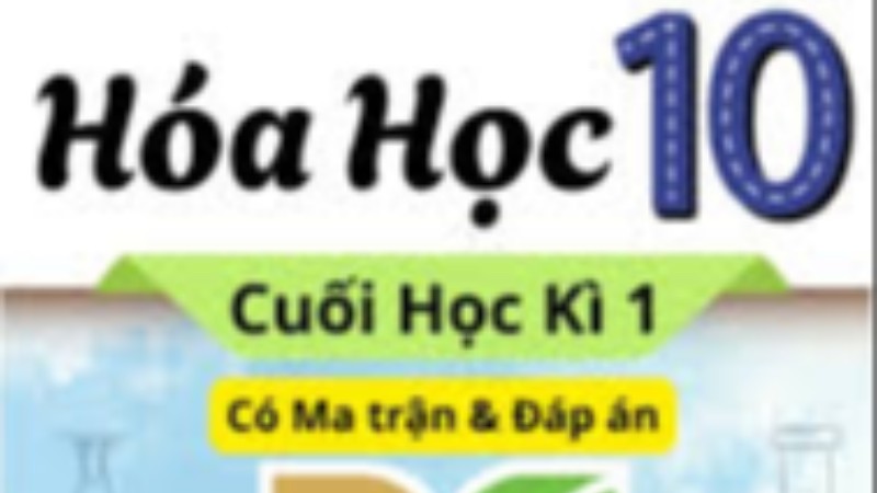 Hóa học 10 - Đề kiểm tra chương 1 có đáp án